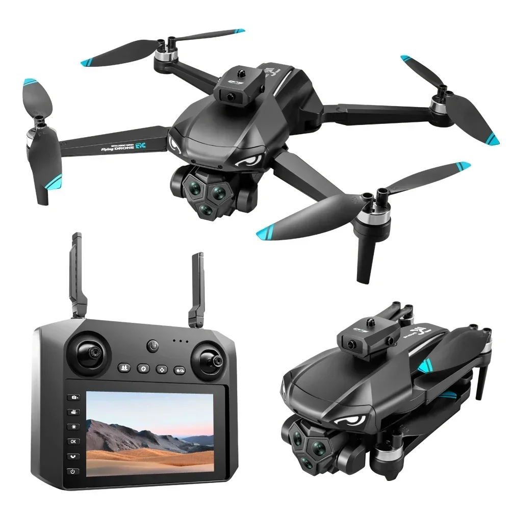 Drone Gimbal 2 Axis - 2025 ใหม่M33 RC Drone 4Kมืออาชีพมุมกว้างTriple HDกล้องพับRCเฮลิคอปเตอร์WIFI