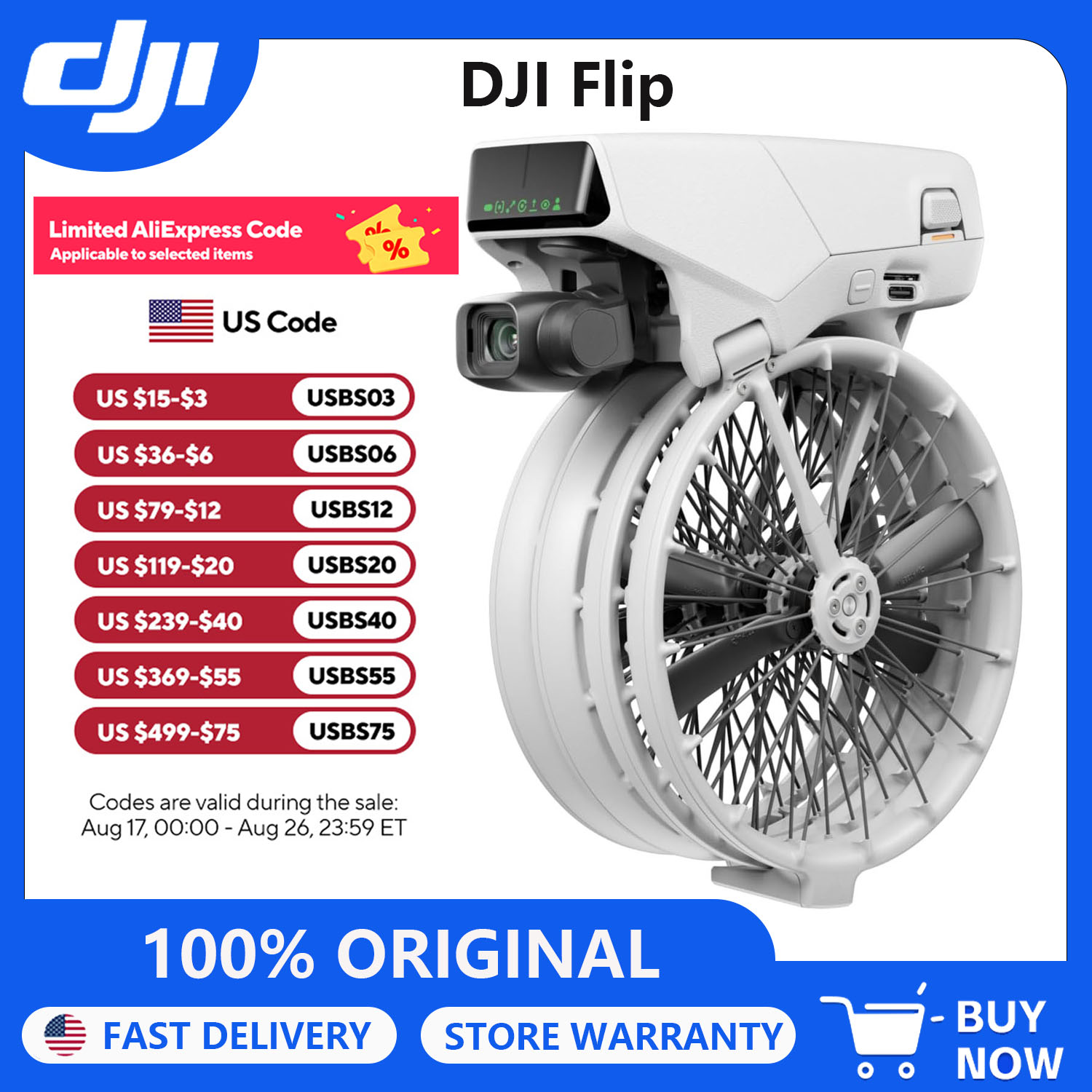 Drone Gimbal 2 Axis - โดรน DJI รุ่นปรับปรุงใหม่ พร้อมรีโมทคอนโทรลหน้าจอ RC 2