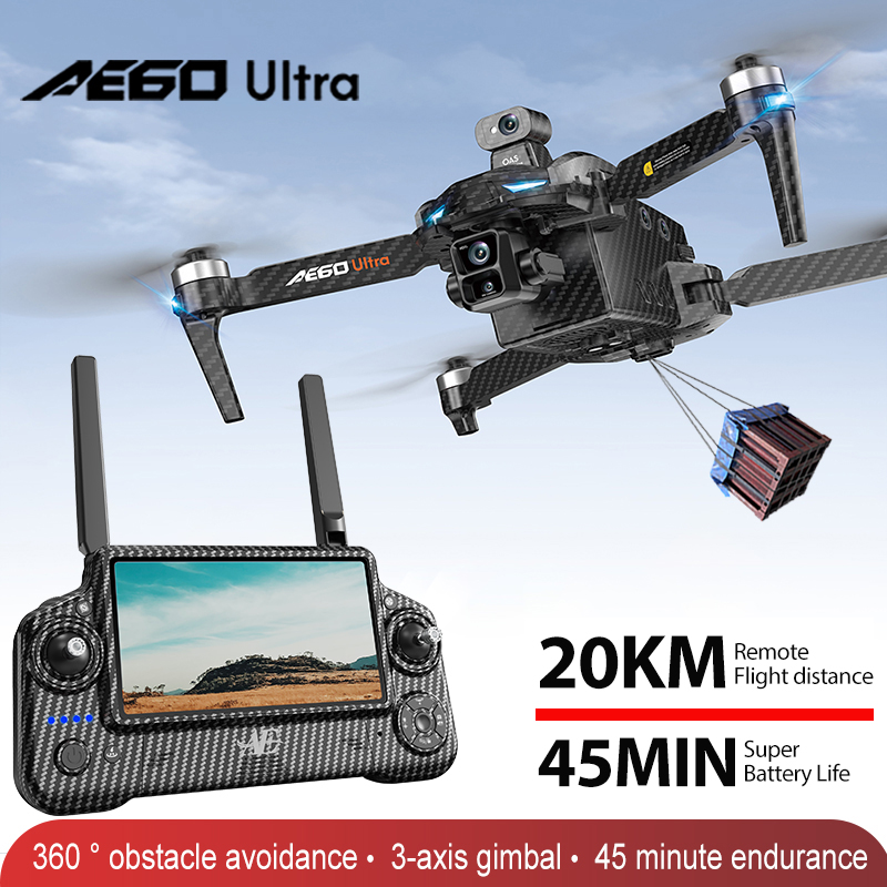 Drone Gimbal Brushless - โดรน AE60 GPS ระดับมืออาชีพ กล้อง 8K