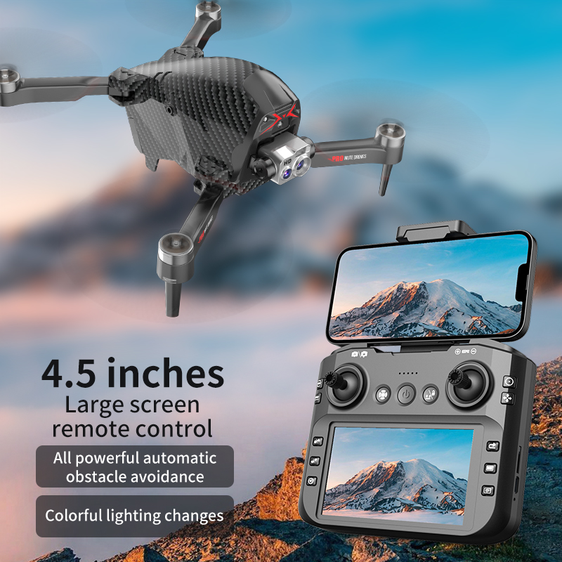 Drone Gimbal Brushless - โดรน CS26 พร้อมกล้องคู่ FPV ความละเอียด 1080P,