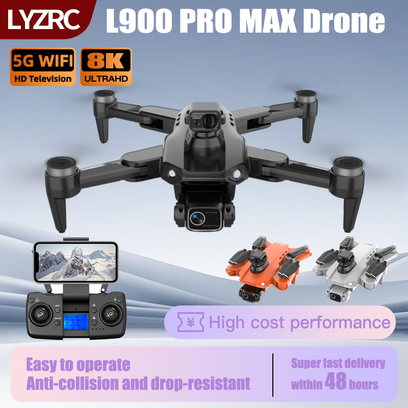 Drone Gimbal 2 Axis - โดรน LYZRC L900 PRO MAX พร้อมระบบเลเซอร์หลบหลีกสิ่งกีดขวาง