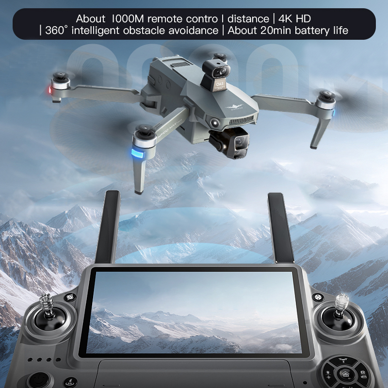 KF100 MAX GPS Drone 4K กล้อง 3 - Drone Gimbal Brushless บทวิจารณ์และราคา