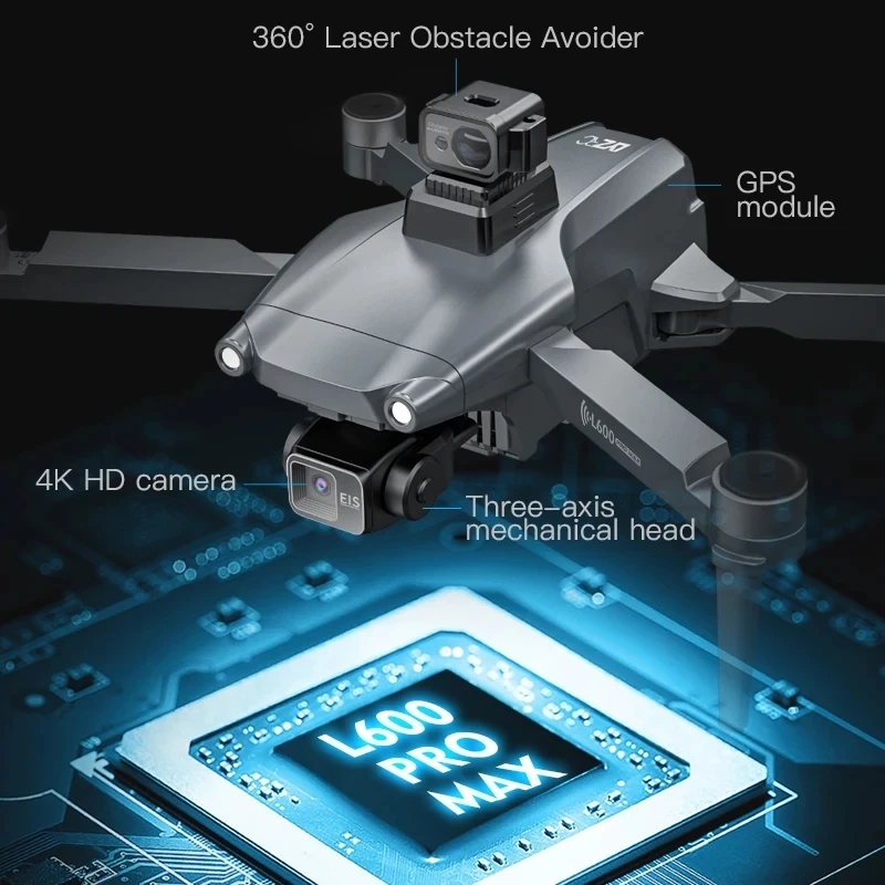 L600 PRO MAX GPS Drone Profess - Drone Gimbal Case บทวิจารณ์และราคา