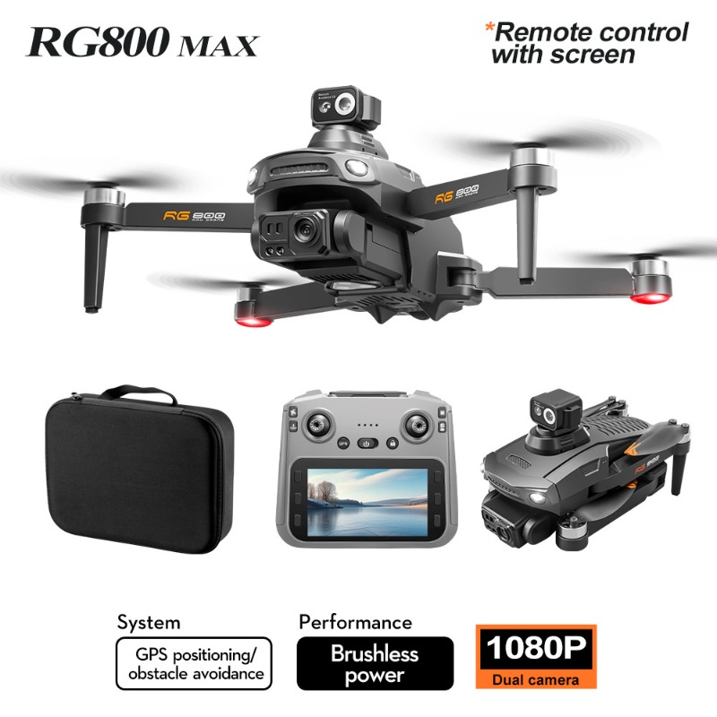 ใหม่ RG800 MAX Drone 1080P HD  - Drone Gimbal Brushless บทวิจารณ์และราคา