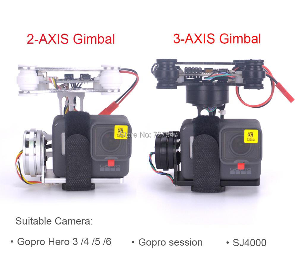 RTF FPV 3 แกน/น้ำหนักเบา Gimba - Drone Gimbal For Gopro Hero บทวิจารณ์และราคา
